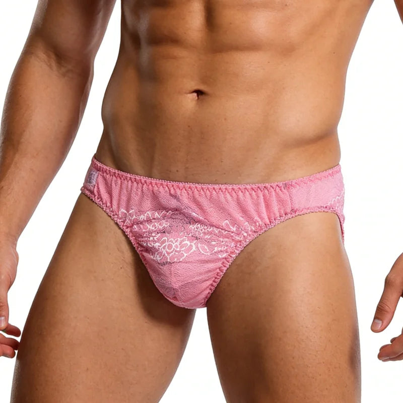Lace Pouch Panty Brief | Stretch Underwear