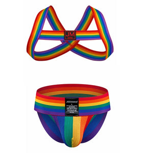 Rainbow Pride Body Sexy Bondage Gay Underwear