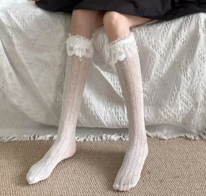 "Sissy Ivy" Hollow-out Stockings