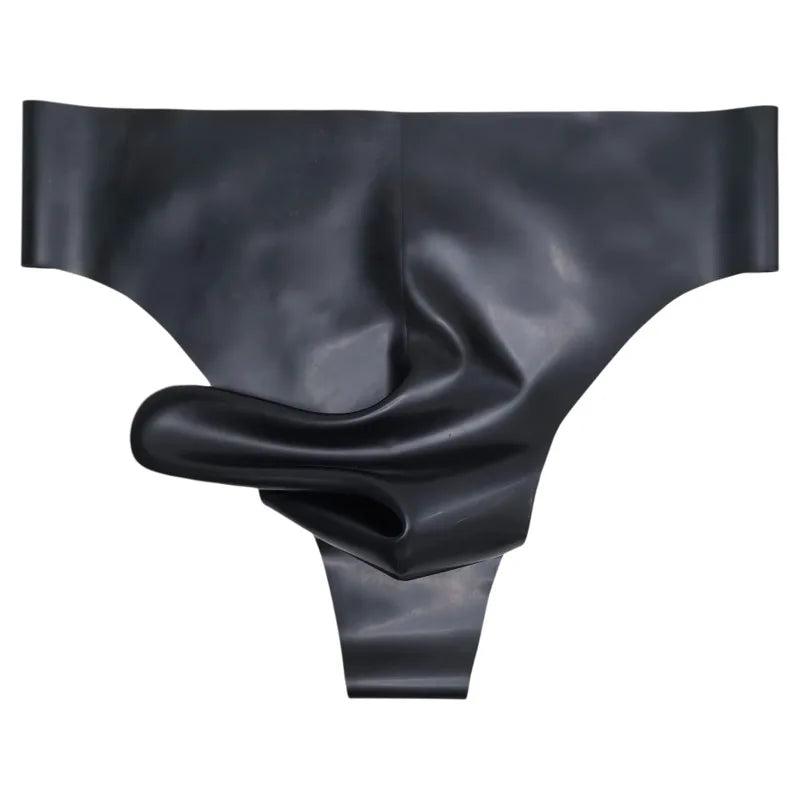 Men's Latex Thong G-String | Bullet Separation Wet Look Lingerie