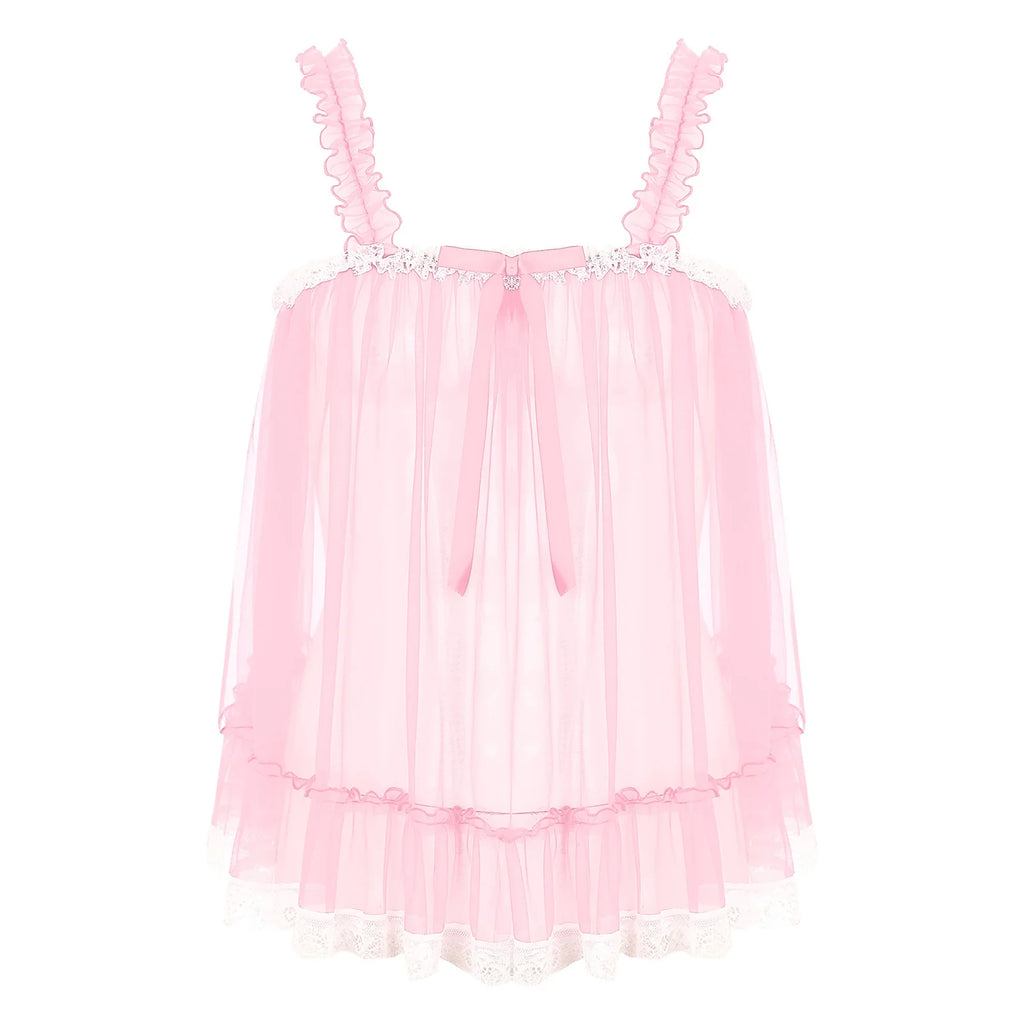 "Camila" See-Through Femboy Lingerie