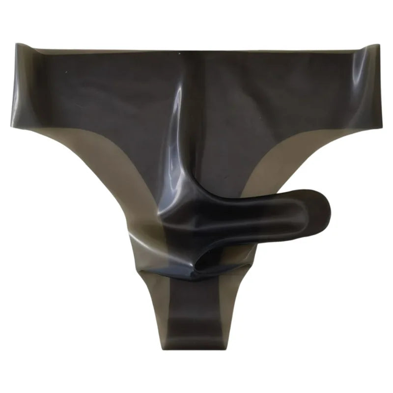 Men's Latex Thong G-String | Bullet Separation Wet Look Lingerie