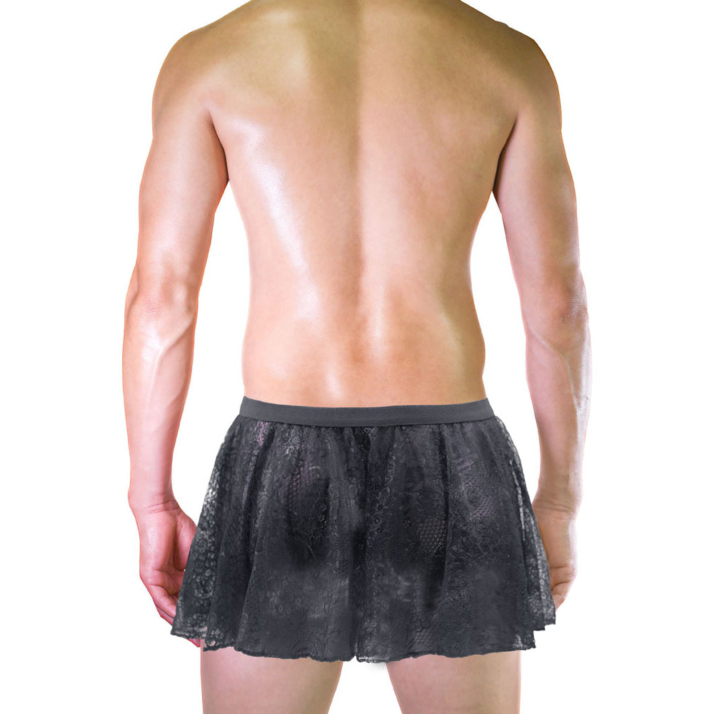 Lingerie for Men "Sissy Kira" Lace Trim Skirt