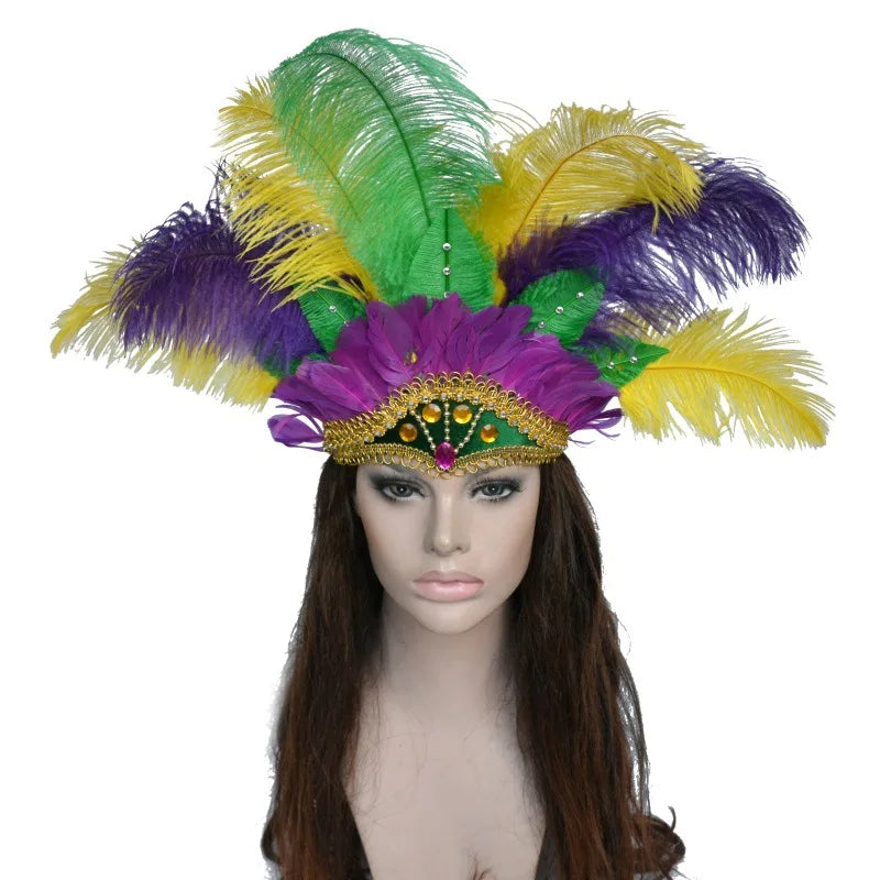 "Sissy Eliza" Drag Queen Feather Headpiece