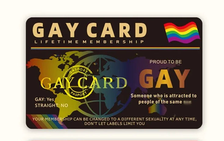 LGBTQ+ Pride  Membership Card