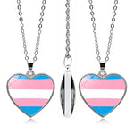 Load image into Gallery viewer, LGBT Gay Rainbow Pride Flag Necklace
