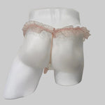 Load image into Gallery viewer, Pearl Massage Thong — Lace G-String for Femboys &amp; Crossdressers

