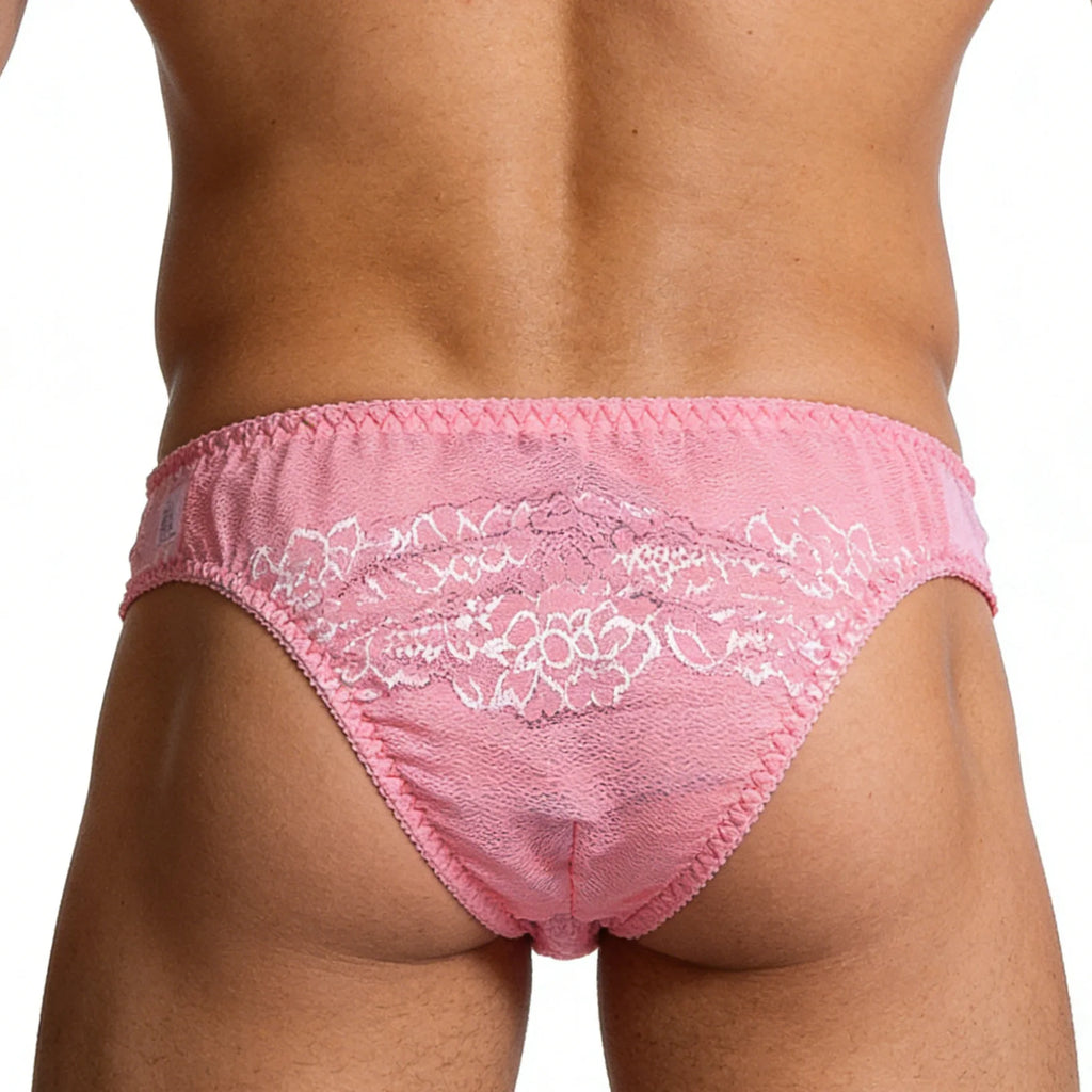 Lace Pouch Panty Brief | Stretch Underwear