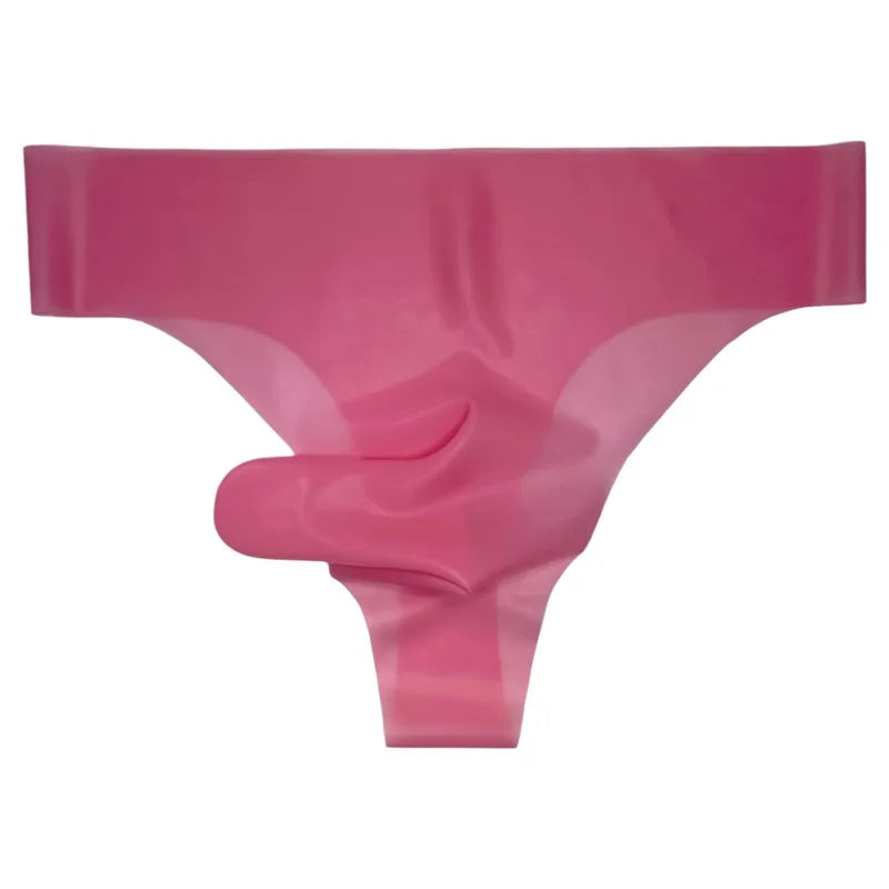 Men's Latex Thong G-String | Bullet Separation Wet Look Lingerie