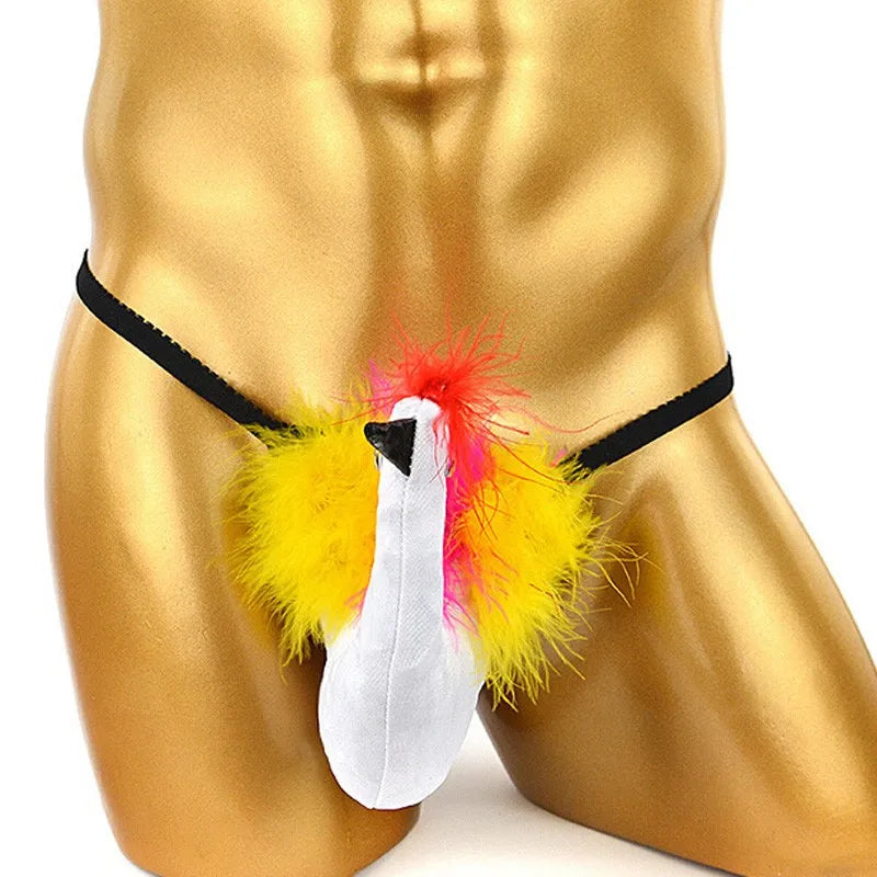 Ellie Novelty Bird Thong — Sissy Funny Breathable Underwear