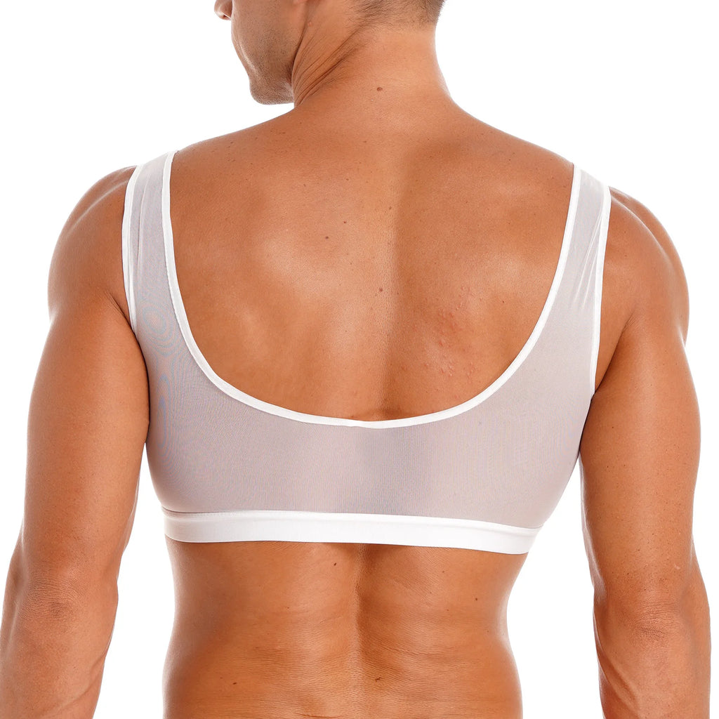 "Maryam"Femboy Mesh Tank Top