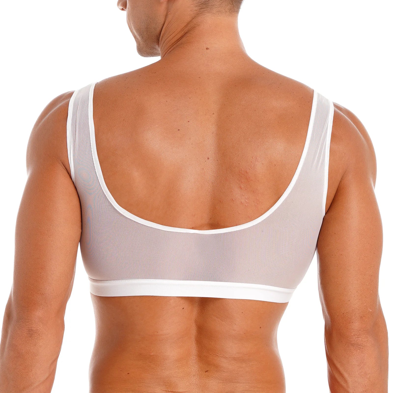 "Maryam"Femboy Mesh Tank Top