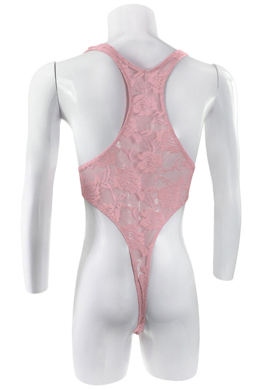 "Sissy Matilda" Rose Lace Bodysuit