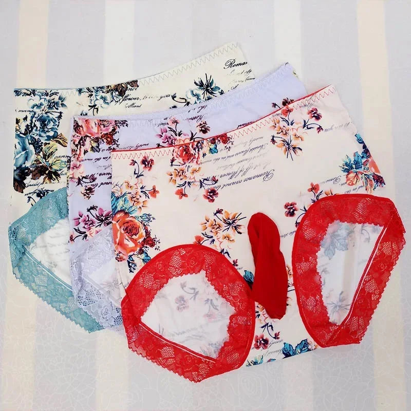 "Sissy Nova"Boxers  Sexy Lace  Lingerie For Men
