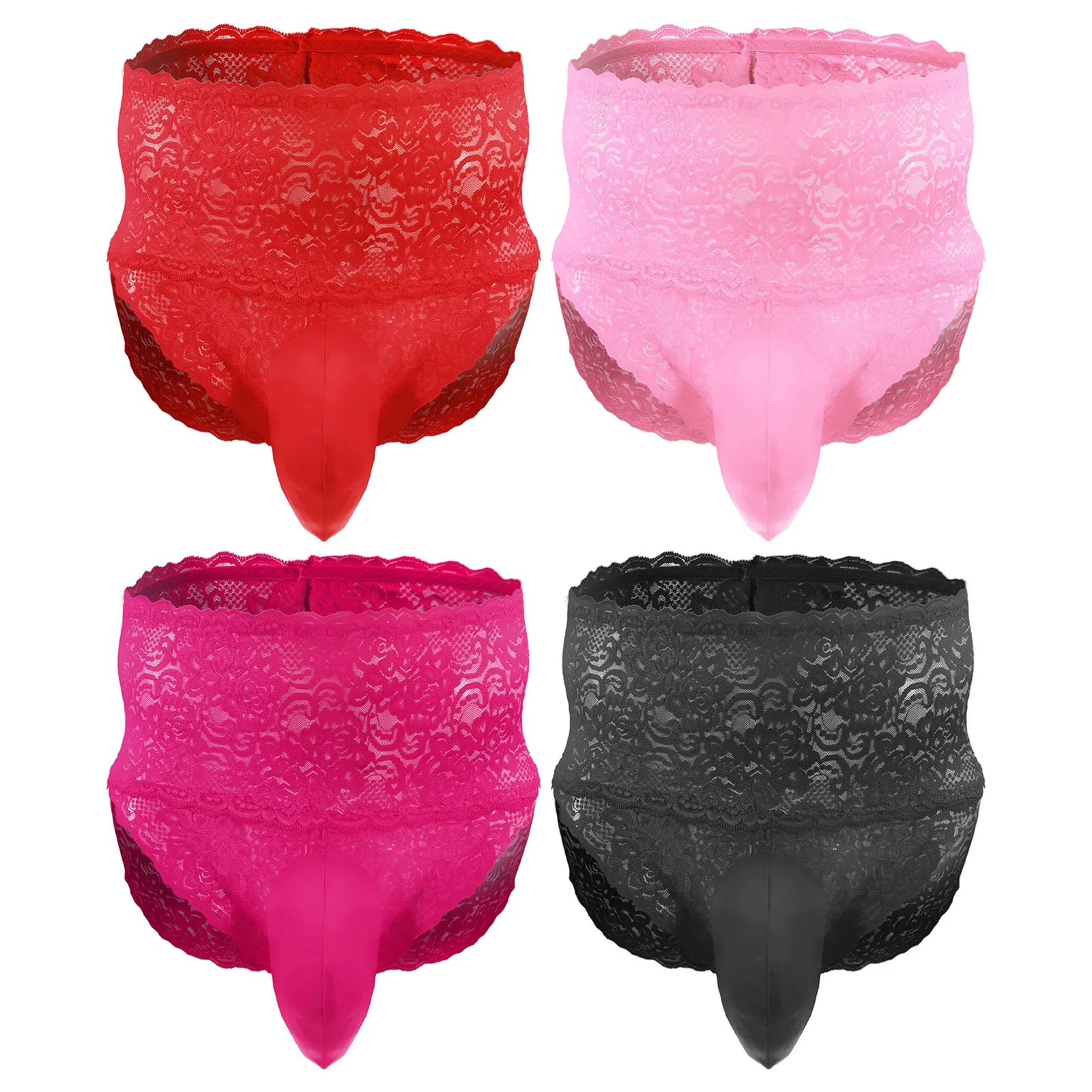 "Sissy Olivia" Semi-Sheer Lace Underpants