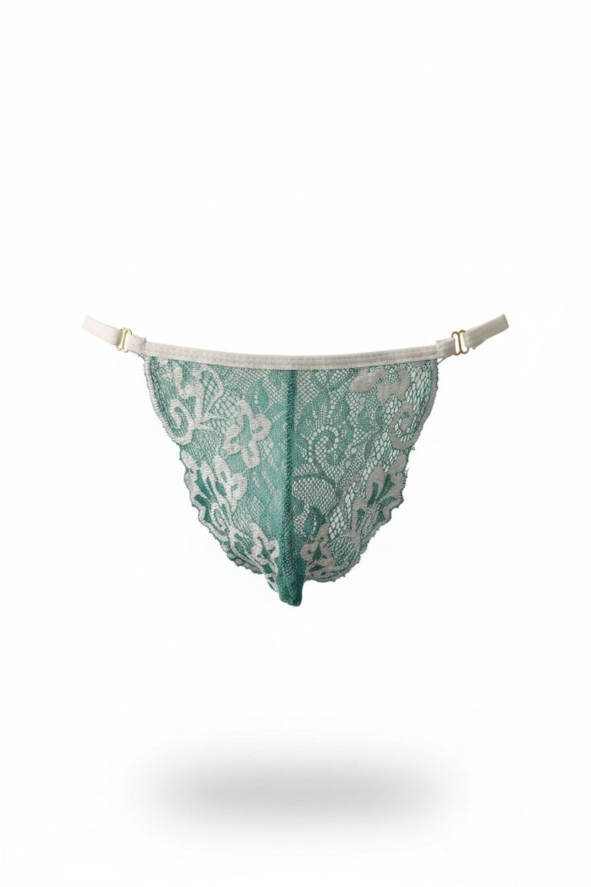 "Sissy Georgina" Men's Floral Lace G-String — Gay Pride Edition