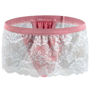 "Sissy Aylin" Sheer Lace Mini Skirt