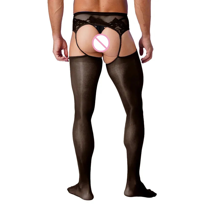 "Sissy Winnie" Ultra Thin Mesh Leggings.