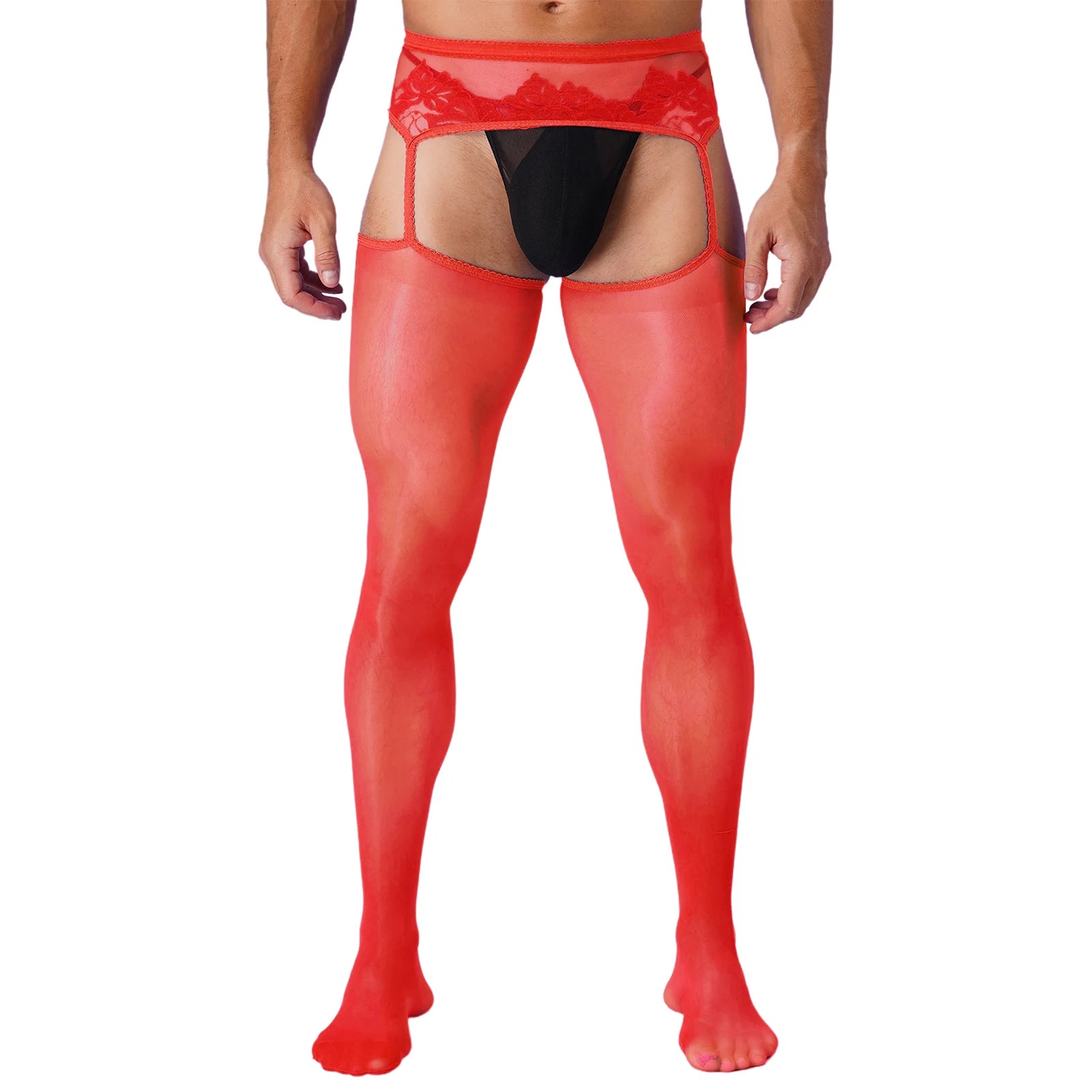 "Sissy Winnie" Ultra Thin Mesh Leggings.