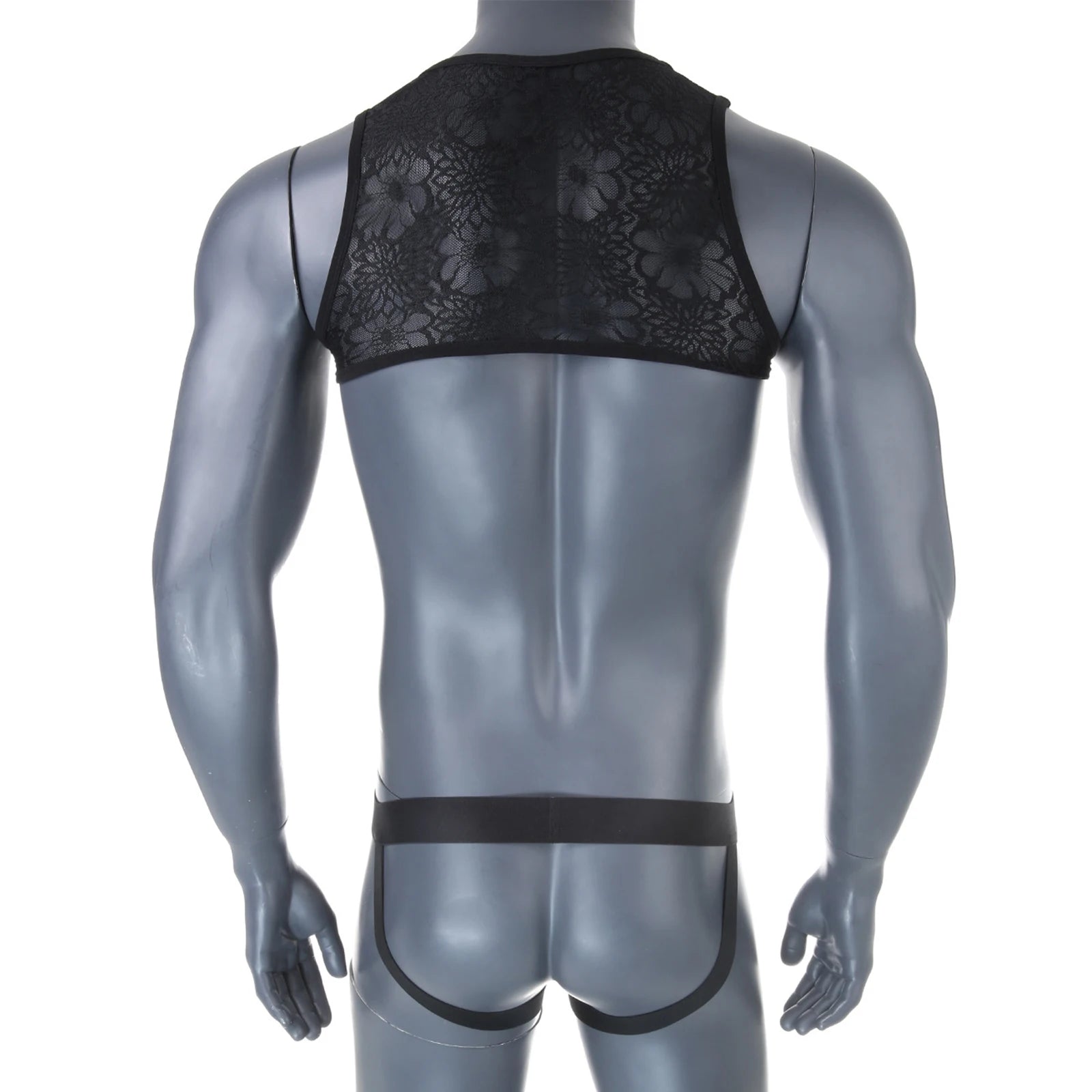 "Sissy Madelynn" Mens Sexy Floral Lace Lingerie Set