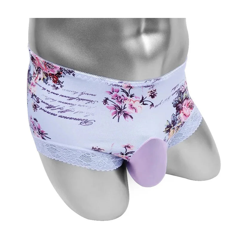 "Sissy Nova"Boxers  Sexy Lace  Lingerie For Men