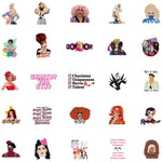 Load image into Gallery viewer, 50 / 100 pcs Colorful  Drag Queen Stickers
