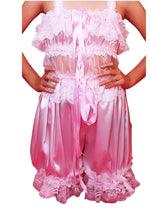 Load image into Gallery viewer, &quot;Sissy Lucille&quot; Satin Two Piece Set
