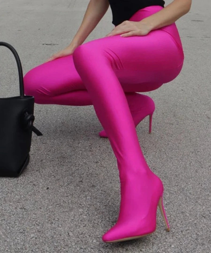 "Sissy Claire"Stretch Stiletto Pant Boots