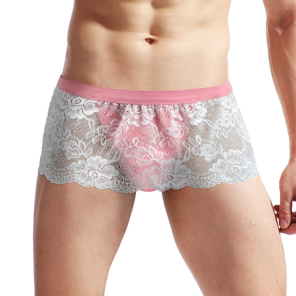 "Sissy Aylin" Sheer Lace Mini Skirt