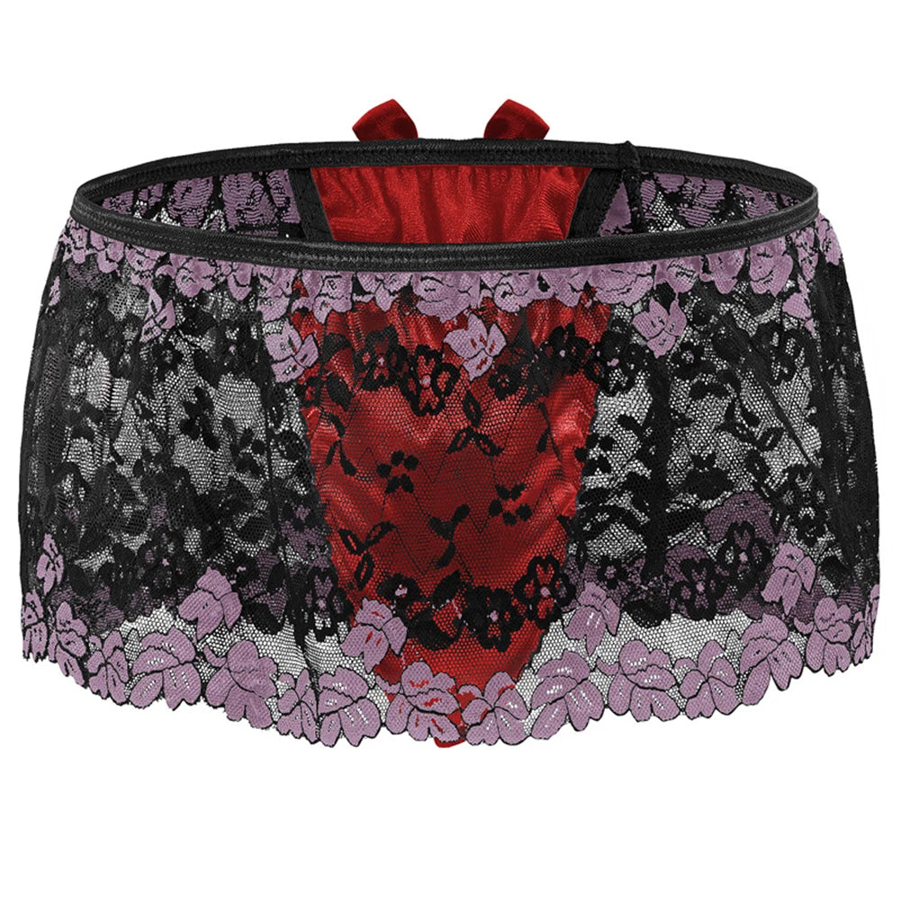 "Sissy Emily" Lace Lingerie Skirt