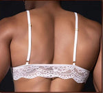 Load image into Gallery viewer, "Sissy Allison" Sheer Striped Lace Lingerie Set – Bra &amp; Panties for Crossdressers
