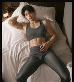 Load image into Gallery viewer, Shiny Pants Crop Tops Set
