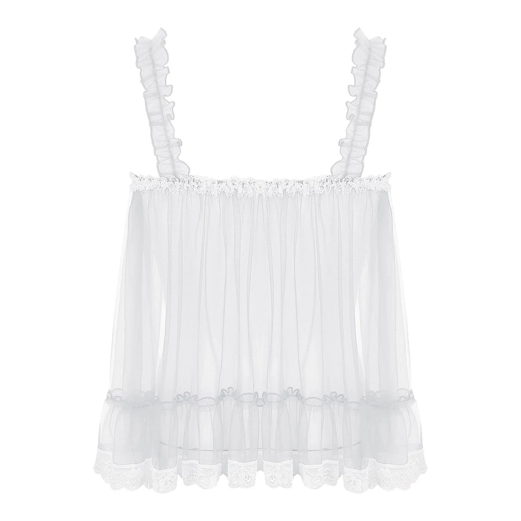 "Camila" See-Through Femboy Lingerie