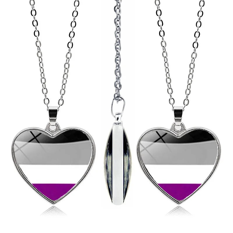 LGBT Gay Rainbow Pride Flag Necklace