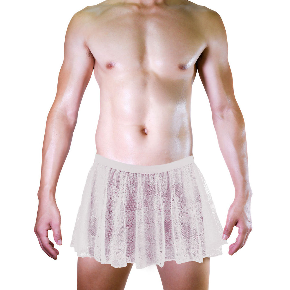 Lingerie for Men "Sissy Kira" Lace Trim Skirt