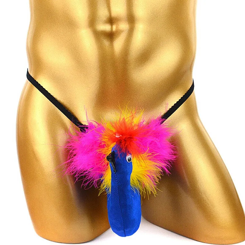Ellie Novelty Bird Thong — Sissy Funny Breathable Underwear