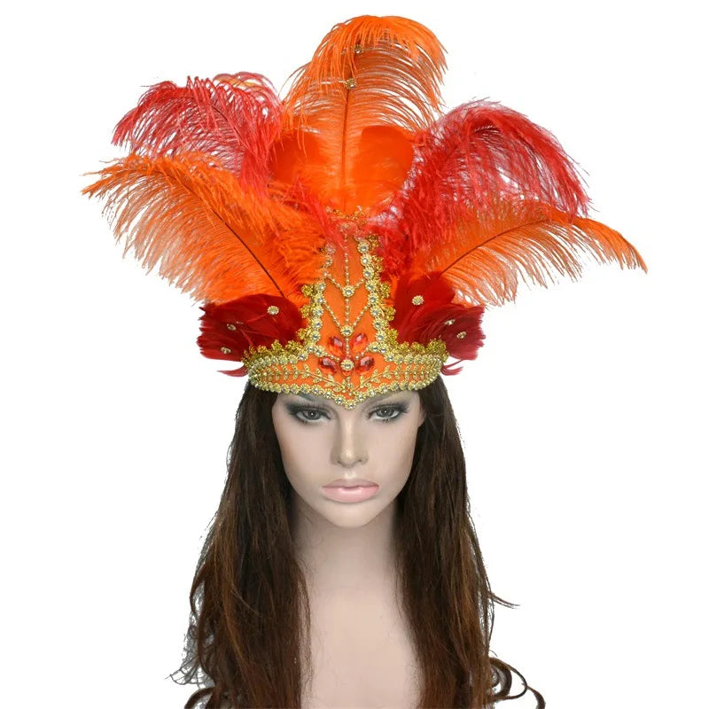 "Sissy Eliza" Drag Queen Feather Headpiece