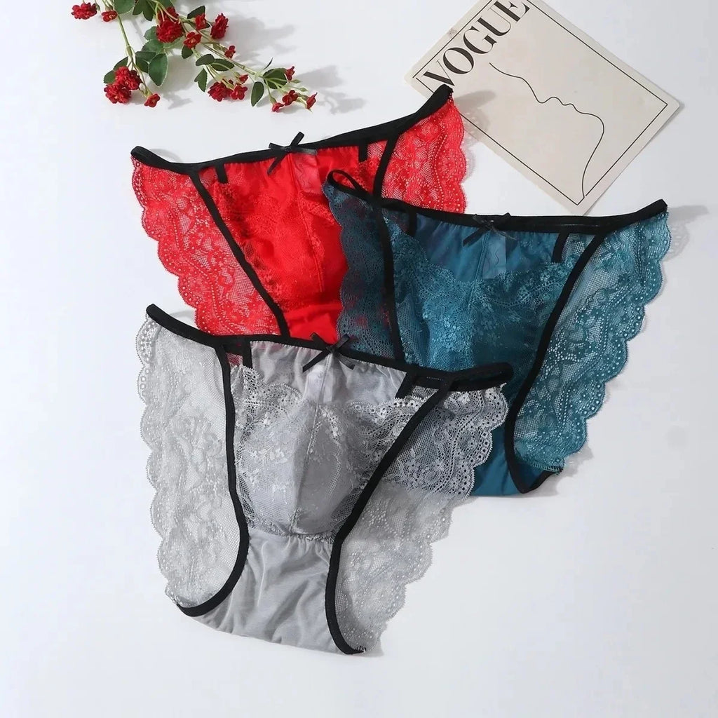 "Sissy Antonella" Lace See Through Briefs