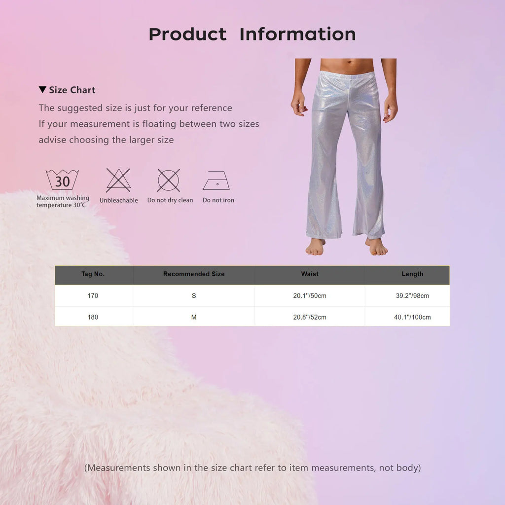 "Sissy Aubrey" Shiny Flare Pants