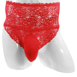 Load image into Gallery viewer, &quot;Sissy Olivia&quot; Semi-Sheer Lace Underpants
