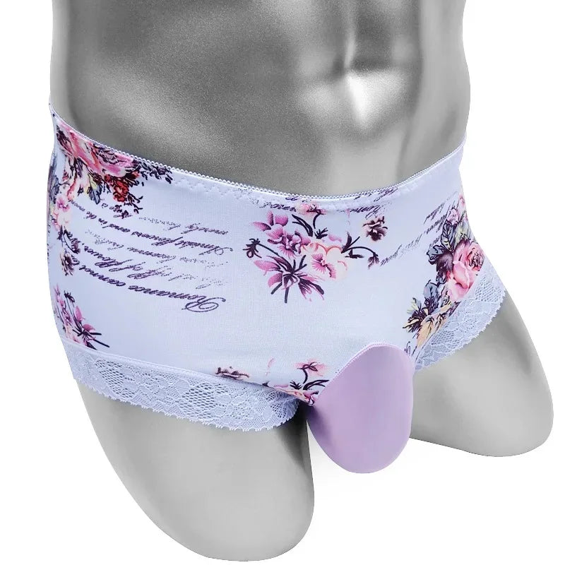 "Sissy Nova"Boxers  Sexy Lace  Lingerie For Men
