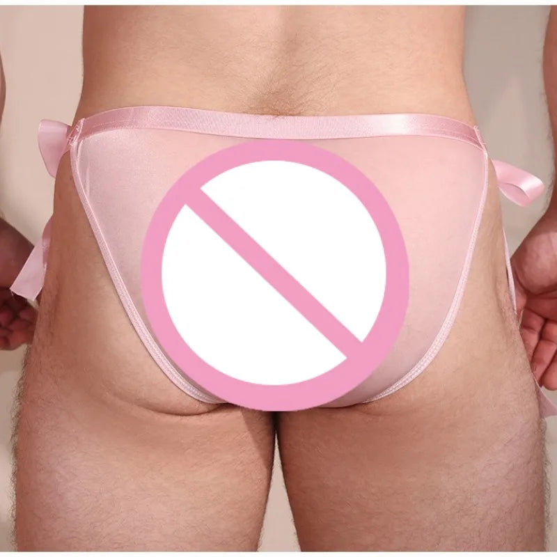 Lace See-Through Sissy Pouch Panties – Femboy & Crossdresser Briefs