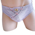 Japanese Lolita Women Panties for Men Ruffle Lace Embroidered Underwear Frilly Lingerie Briefs Gay Sissy Crossdress Nightwear