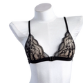 Sissy Karen Black Floral Lace Bralette | Wire-Free Lingerie