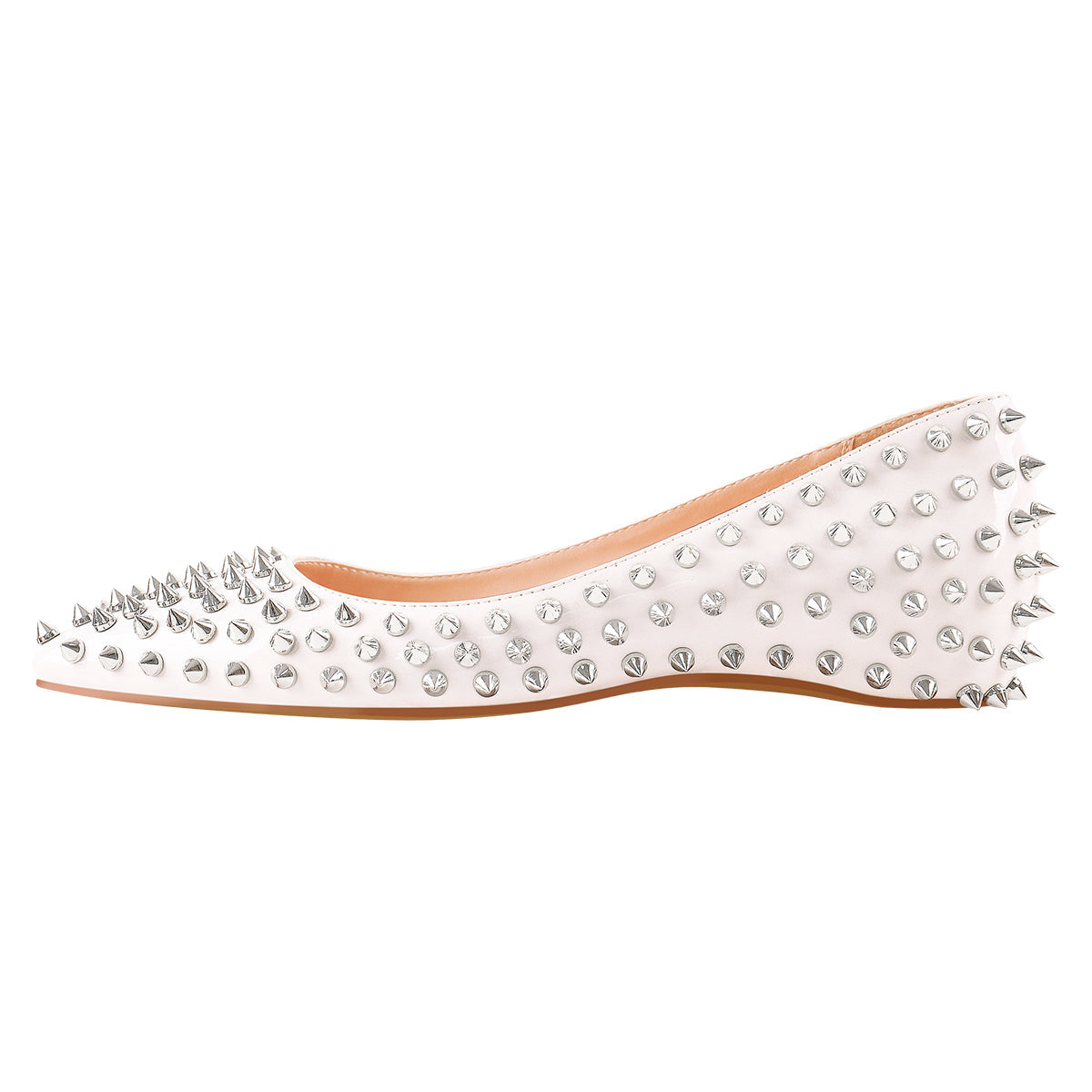 White Rivets Flats