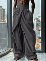 Load image into Gallery viewer, Mens Ruched Crossover Design Pant SKUK82202
