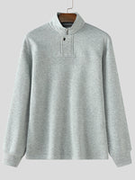 Load image into Gallery viewer, Mens Turn-Down Collar Long-Sleeve Sweatshirt SKUK82229
