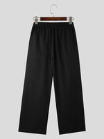 Load image into Gallery viewer, Mens Ruched Design Straight-Leg Pant SKUK82197
