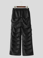 Load image into Gallery viewer, Mens Pleated Design Layered Casual Pant SKUK83096
