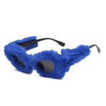 Load image into Gallery viewer, Y2K Fashion Feather Sunglasses
